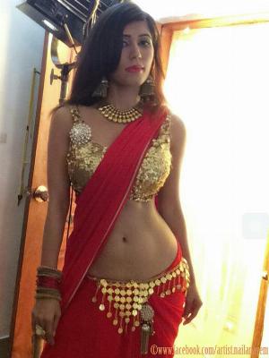 Naila Nayem Desi Red.jpg Naila Nayem Bikini and Hot